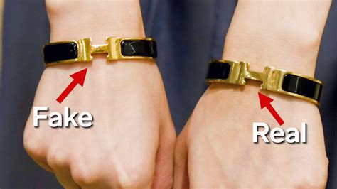 hermes enamel bracelet real vs fake|how to open hermes bracelet.